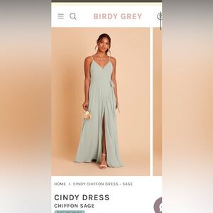 Birdy Grey Cindy Wrap Dress Sage Chiffon